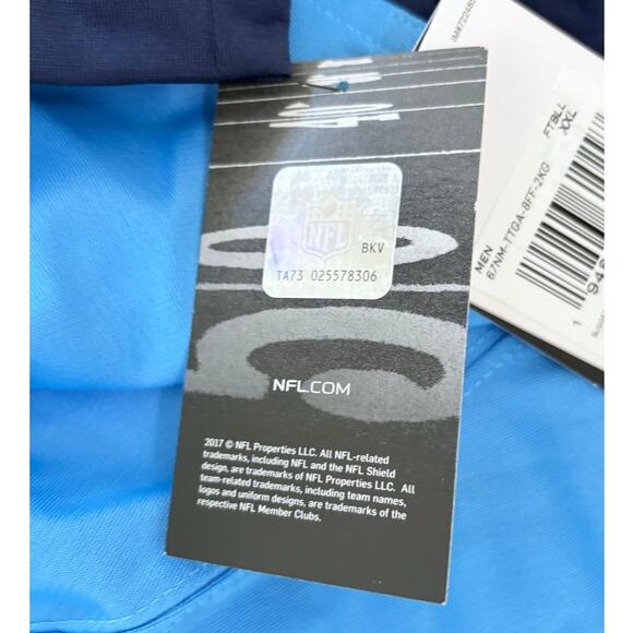 NWT! Nike Men's NFL Football Blue Tennessee Titans AJ Brown 11 Jersey - Size XXL - Picture 5 of 6